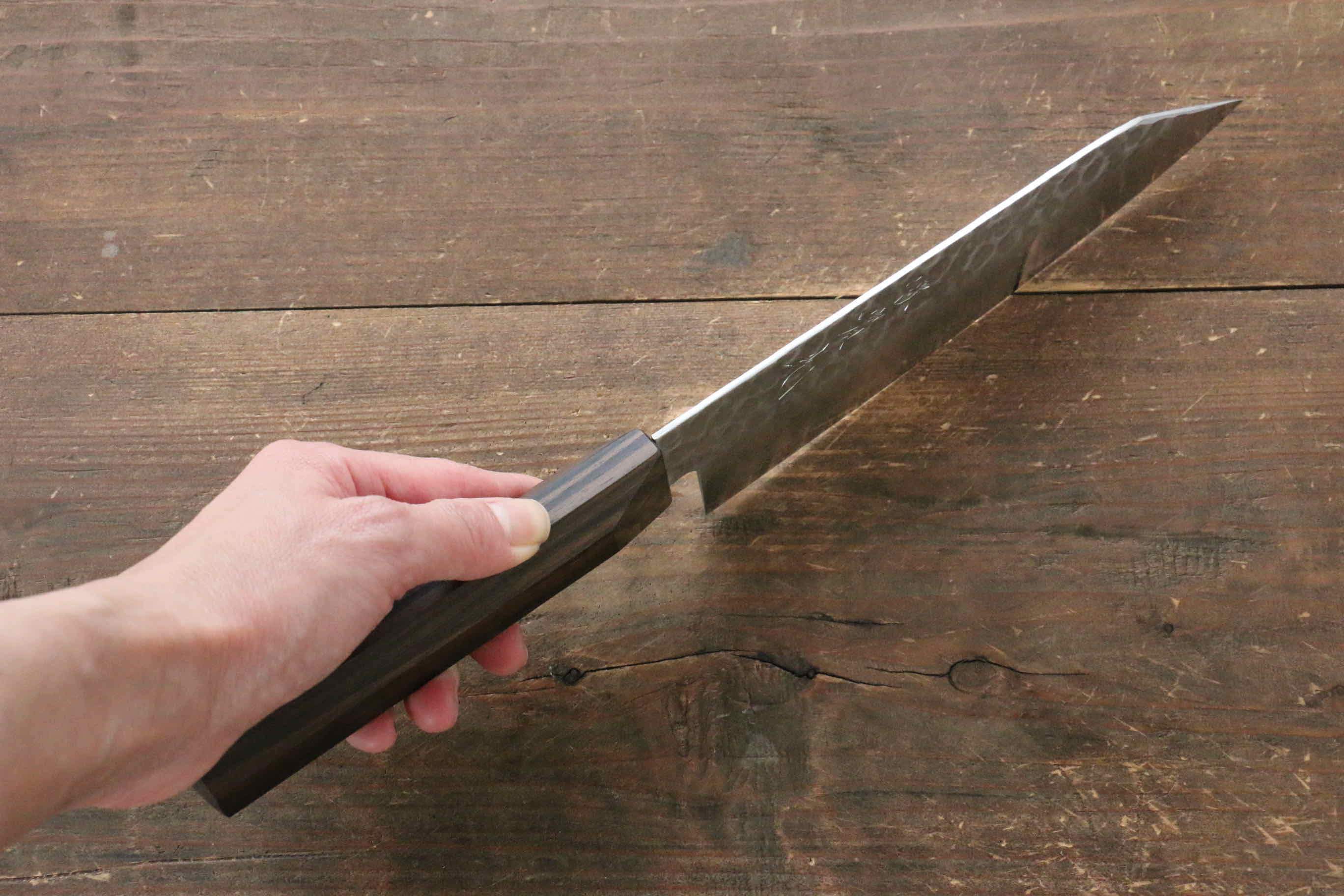 Jikko VG10 17 Layer Santoku  170mm Ebony Wood Handle - Japanny - Best Japanese Knife