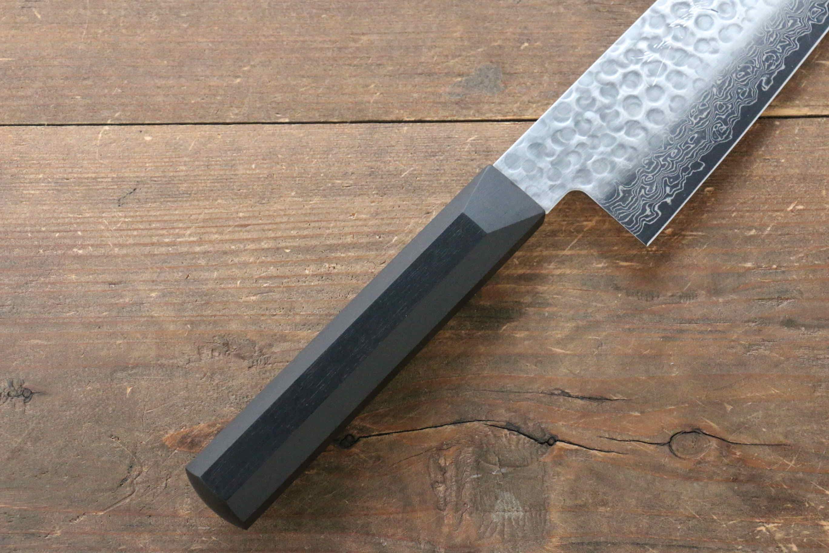 Jikko VG10 17 Layer Gyuto  230mm Ebony Wood Handle - Japanny - Best Japanese Knife