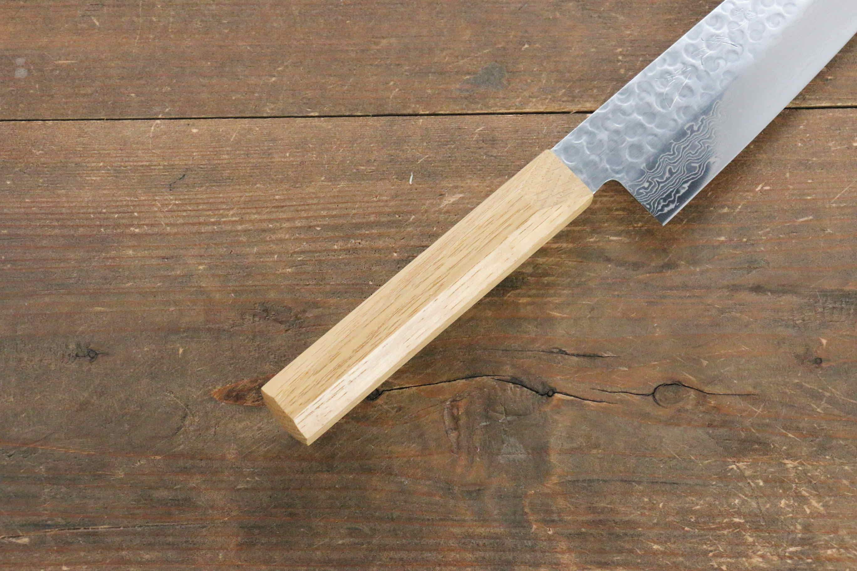 Jikko VG10 17 Layer Santoku  170mm Oak Handle - Japanny - Best Japanese Knife