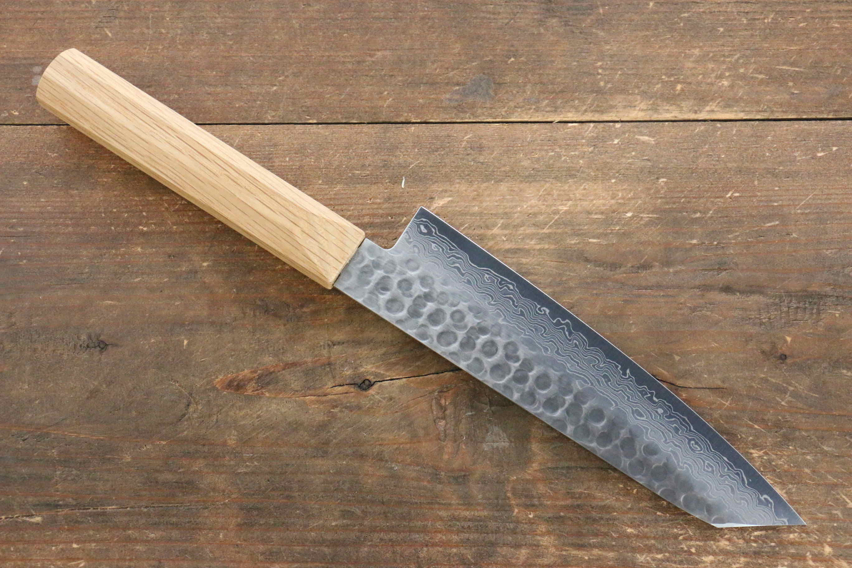 Jikko VG10 17 Layer Gyuto  170mm Oak Handle - Japanny - Best Japanese Knife