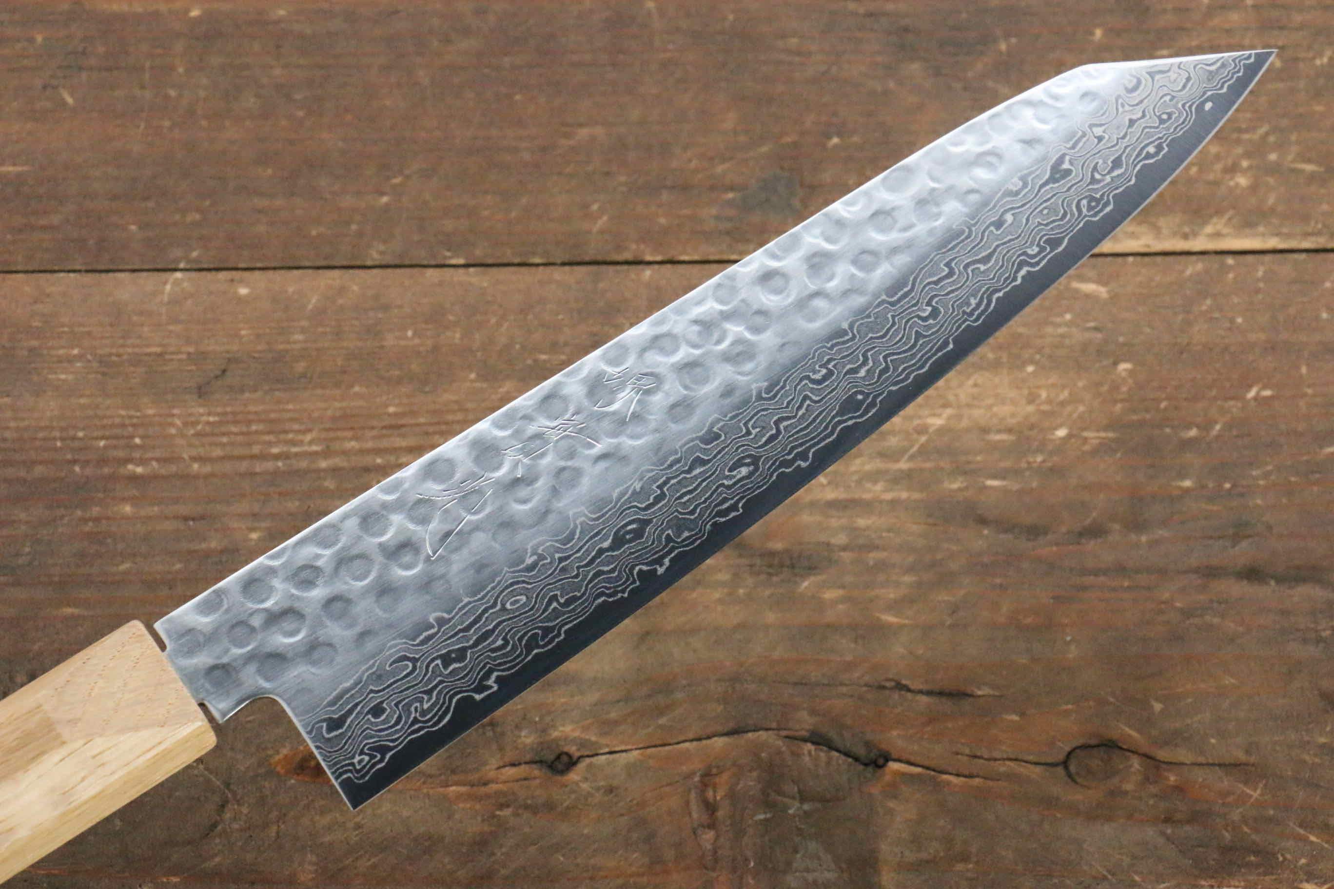 Jikko VG10 17 Layer Gyuto  200mm Oak Handle - Japanny - Best Japanese Knife