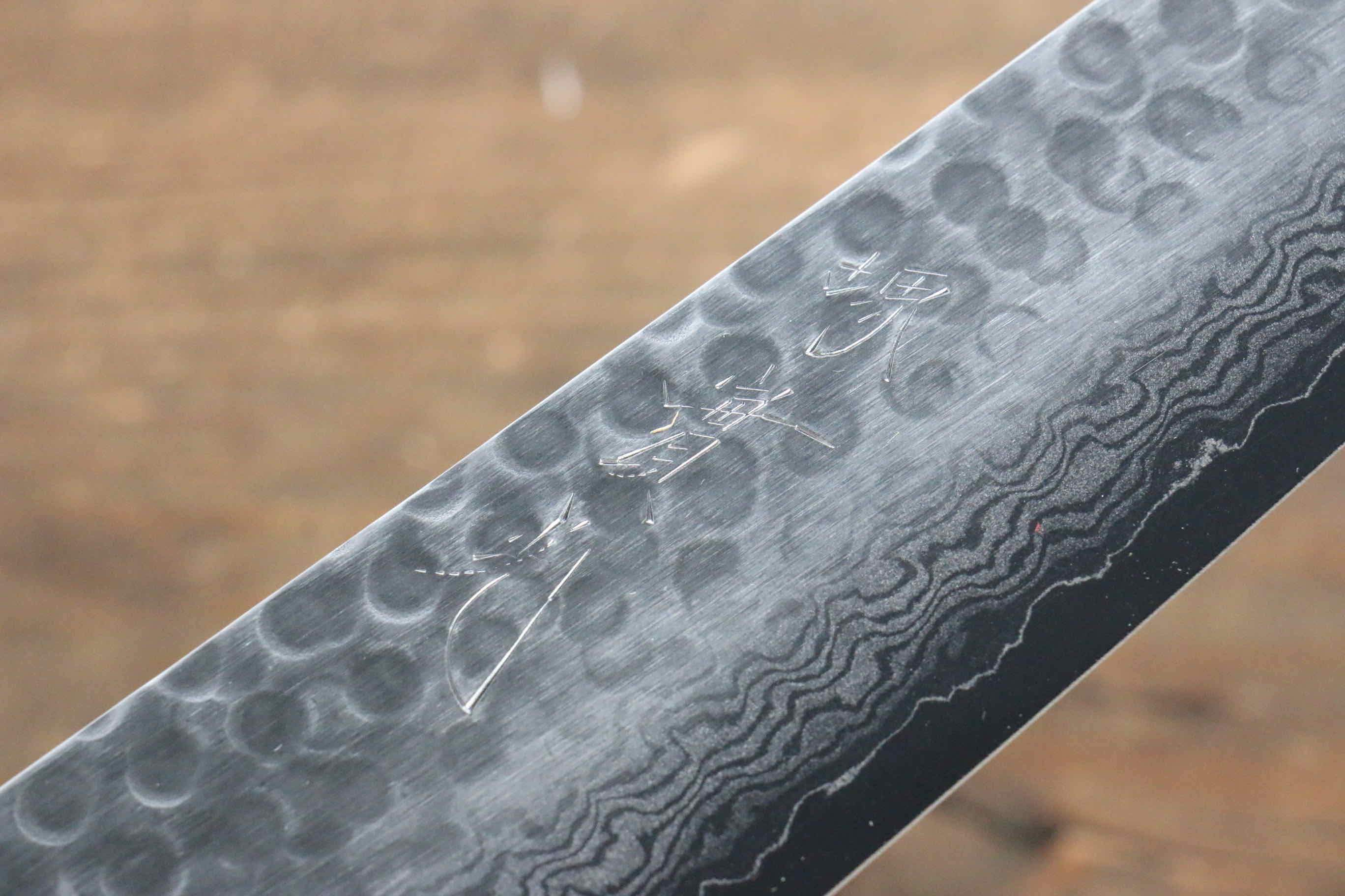Jikko VG10 17 Layer Kiritsuke Gyuto  200mm Mahogany Handle - Japanny - Best Japanese Knife