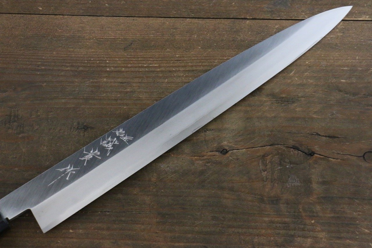 Shigeki Tanaka Silver Steel No.3 Yanagiba 270mm Walnut Handle - Japanny - Best Japanese Knife