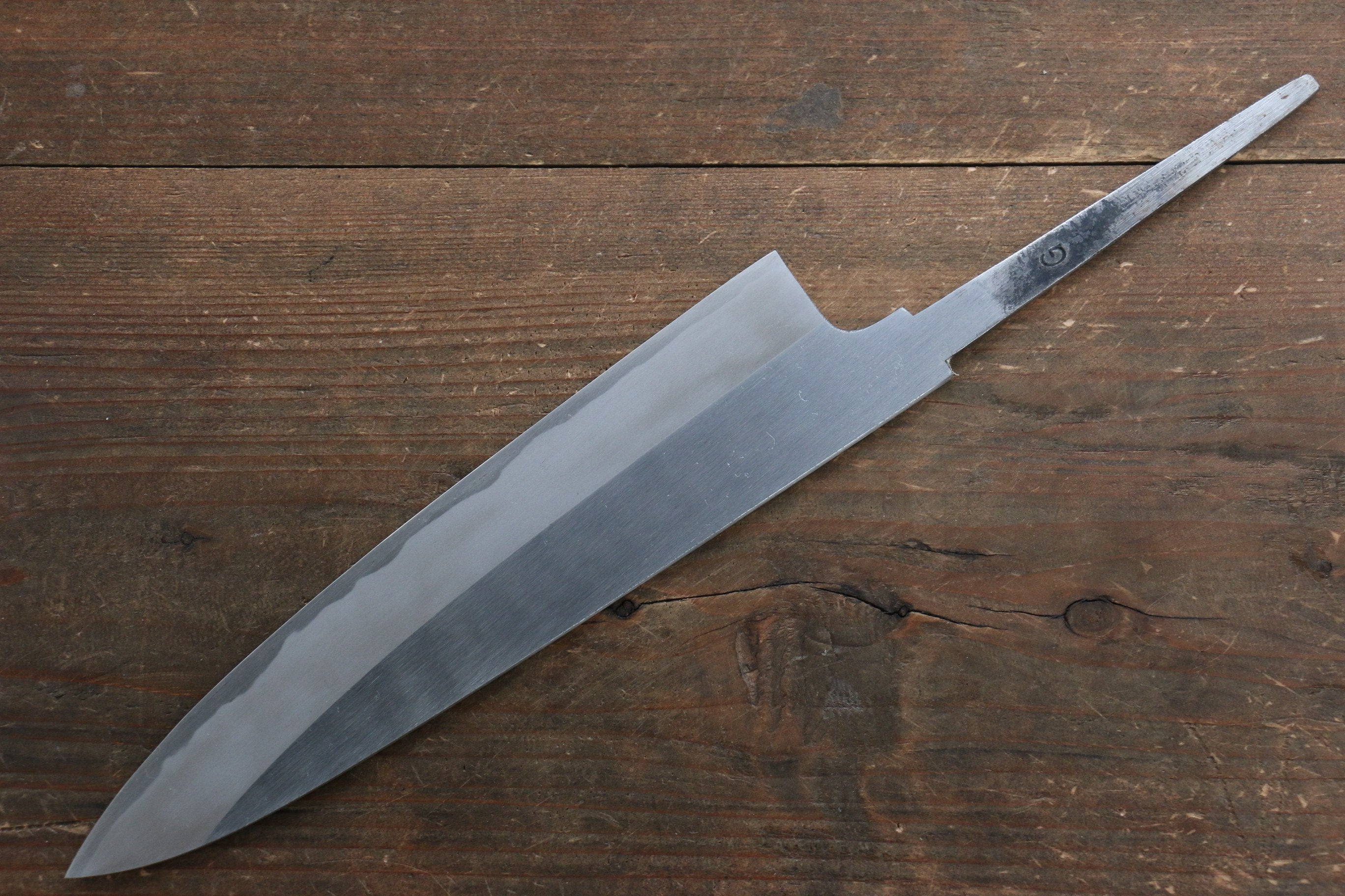 Minamoto Akitada Hontanren Blue Steel No.2 Gyuto 210mm (Blade only) - Japanny - Best Japanese Knife