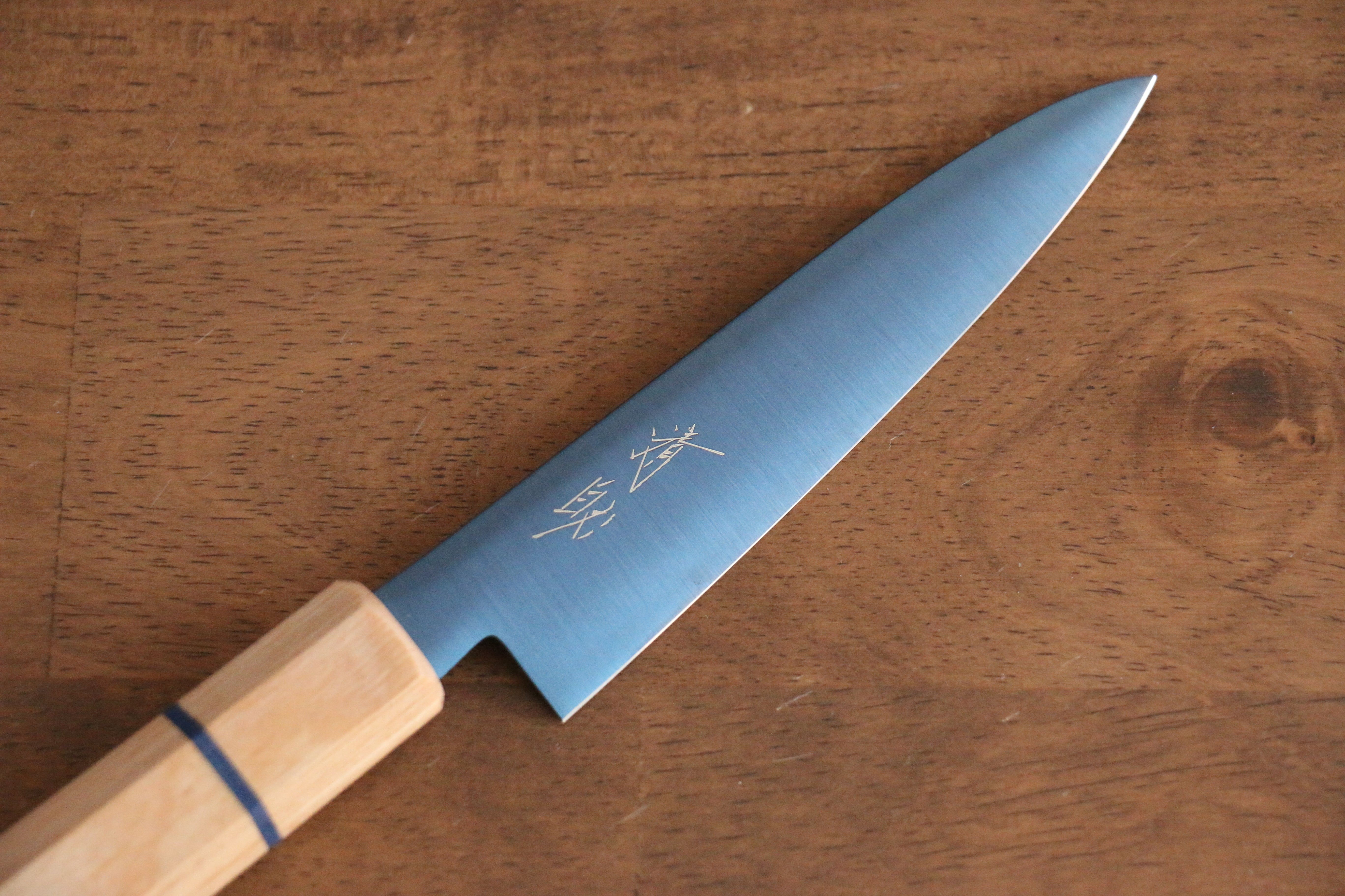 Seisuke SK-85 Ion plating Petty-Utility 120mm White wood Handle - Japanny - Best Japanese Knife