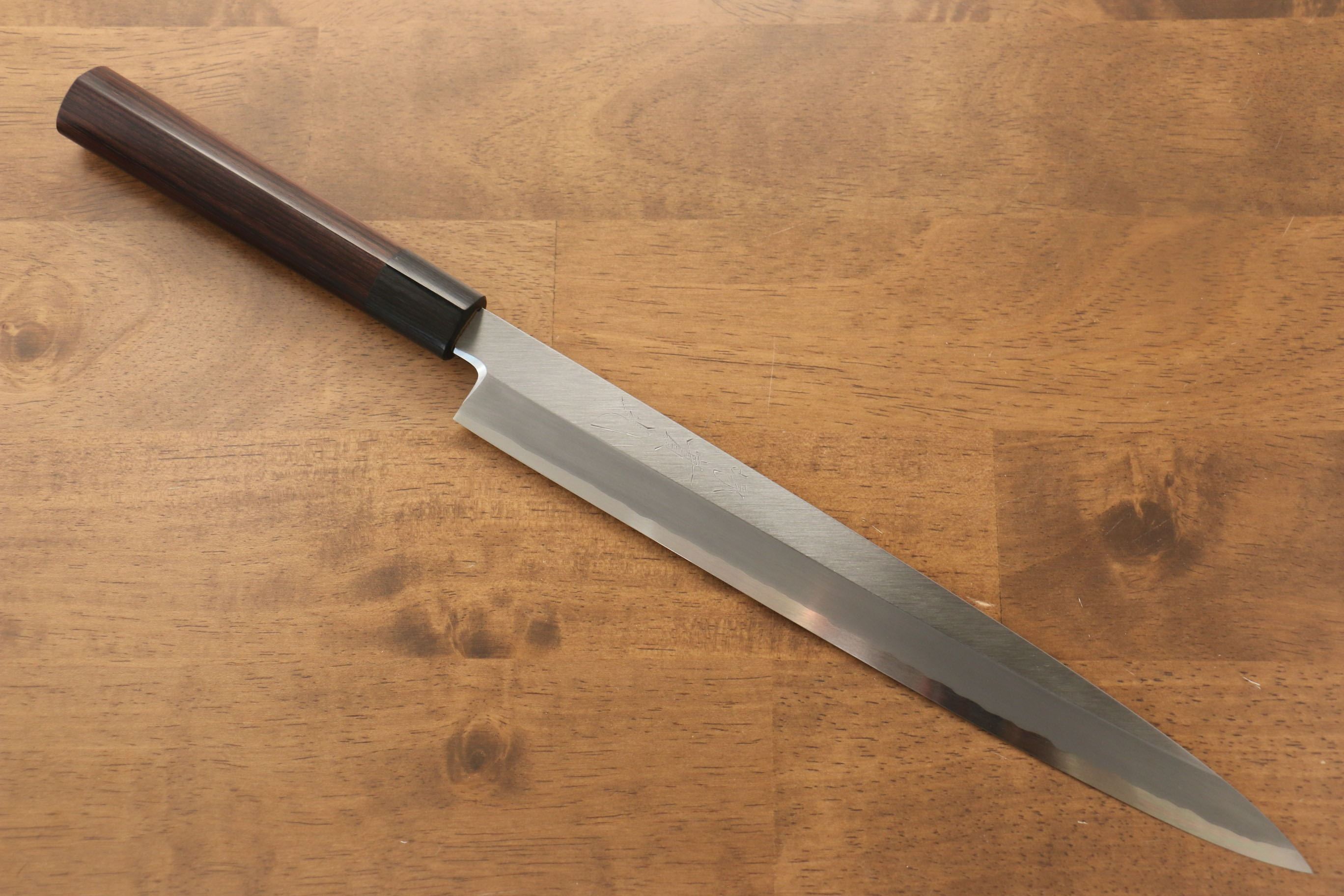 Jikko Silver Steel No.3 Yanagiba  270mm Shitan Handle - Japanny - Best Japanese Knife
