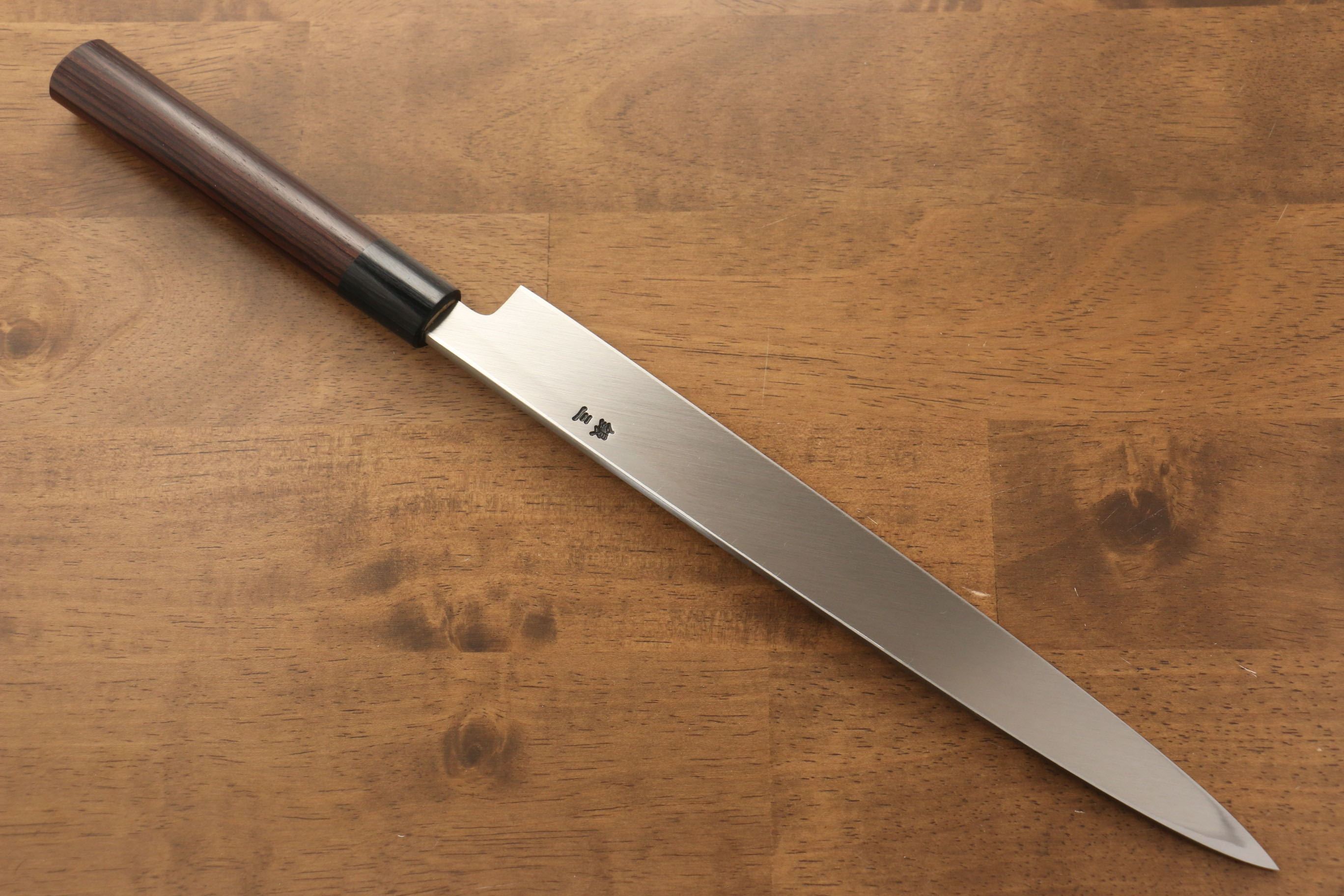 Jikko Silver Steel No.3 Yanagiba  270mm Shitan Handle - Japanny - Best Japanese Knife