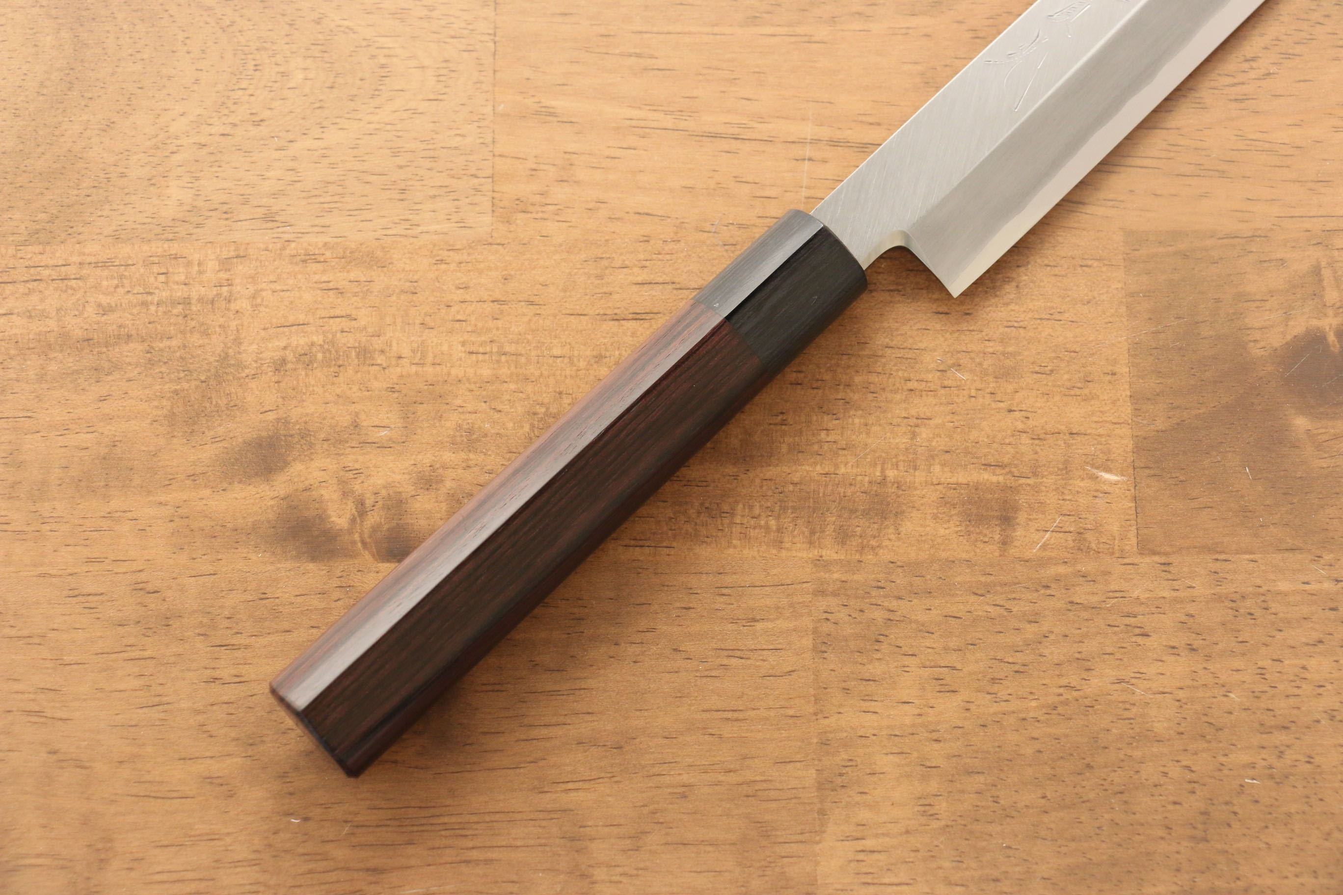 Jikko Silver Steel No.3 Yanagiba  270mm Shitan Handle - Japanny - Best Japanese Knife
