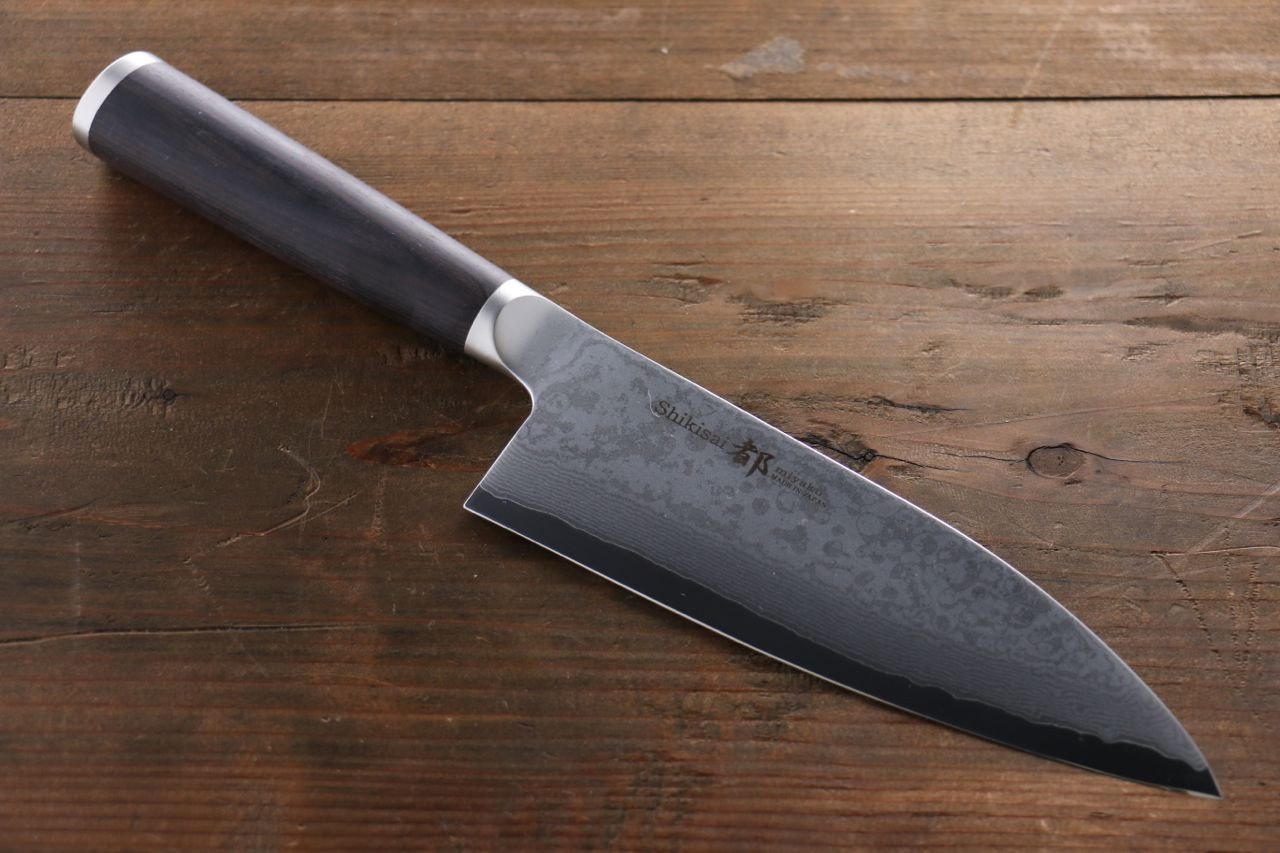 Miyako AUS8 33 Layer Damascus Deba 165mm - Japanny - Best Japanese Knife