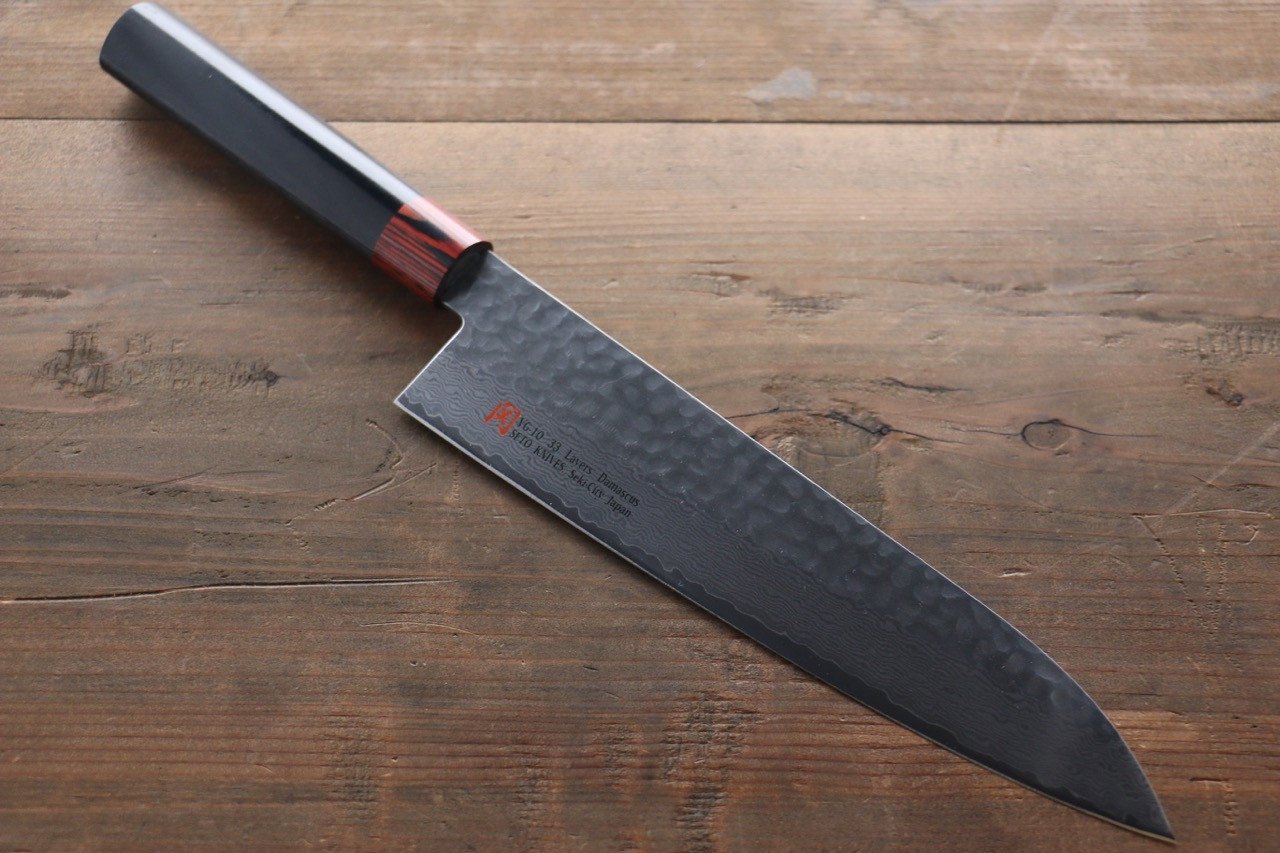Iseya VG10 Damascus Gyuto 210mm - Japanny - Best Japanese Knife