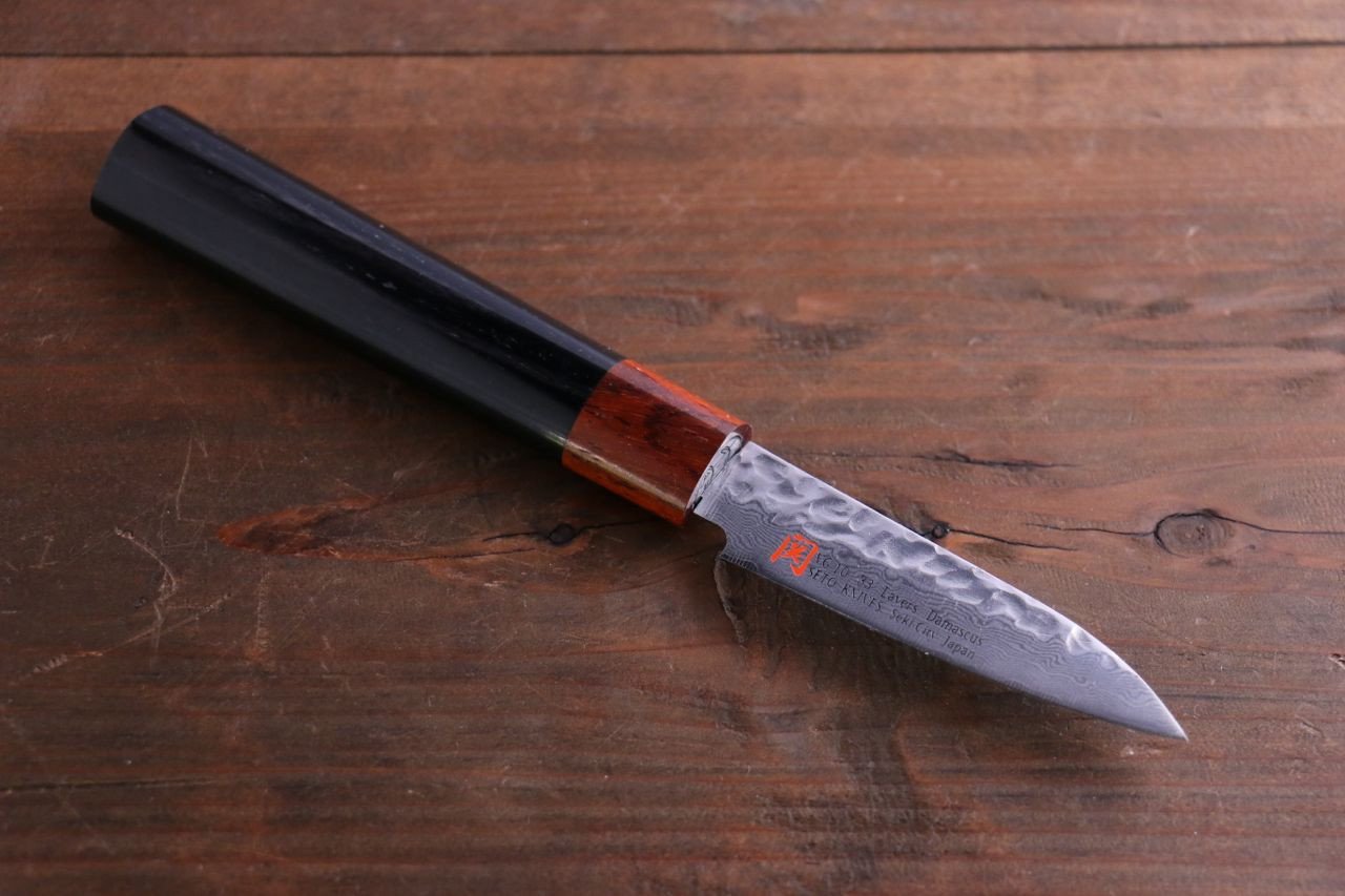 Iseya VG10 Damascus Paring 76mm - Japanny - Best Japanese Knife